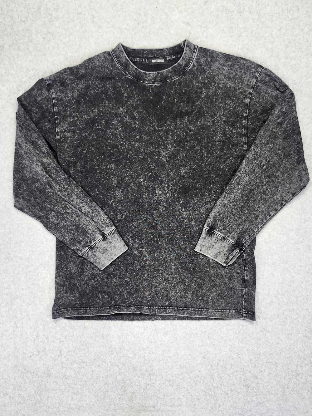 Washed Black Long Sleeve Shirt
